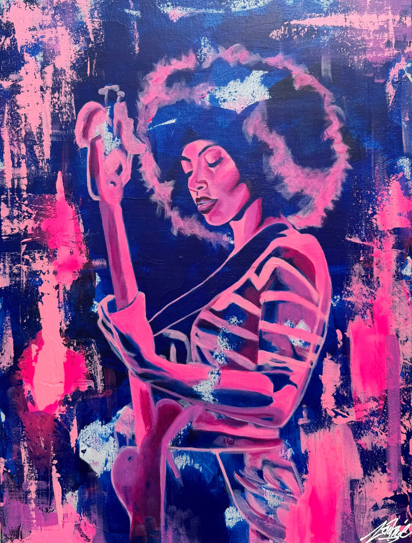 Electric Pink Bass