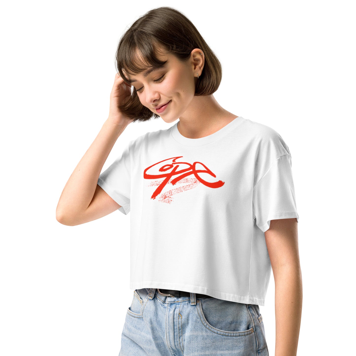 COPE logo crop top