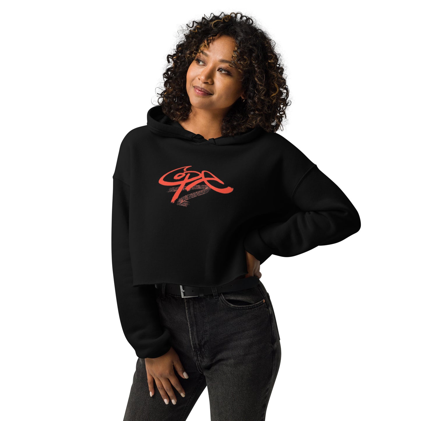 COPE Logo Crop Hoodie